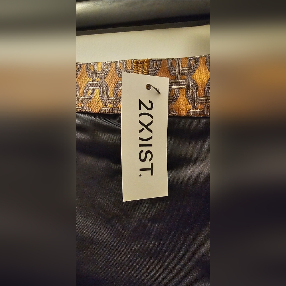 2xist Black Beauty w/ Golden Links Sliq Briefs - Sizes M, L, XL Available - Picture 4 of 5